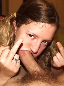 Mature dame is having sex