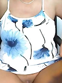 Pervert older mademoiselle is fingering her accurate cunt