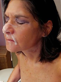 Mature gilf loves a tasty cock very much