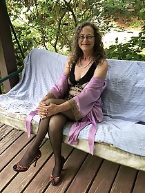 Lewd aged gilfs are taking off their underwear for cash