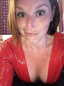 Testing out a new latex dress