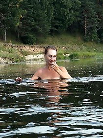 Swimming in the river