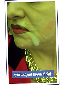 Blondie mature tart demonstrates her tricks