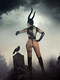 Impressive MILFs are posing undressed