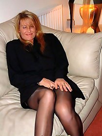 My mature spouse reveals herself - wife in tights