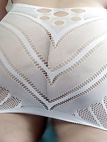 A mature woman engages in sexual activity with her partner