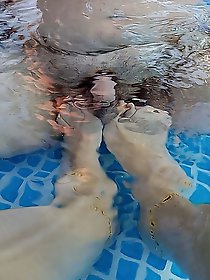 Enjoying recreational activities in the water