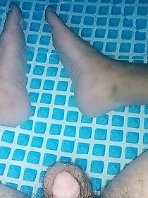 Toe and tool by the waterhole