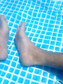 Submerged feet collection 1